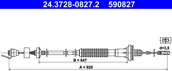 ATE 24.3728-0827.2 - Trose, Sajūga pievads ps1.lv