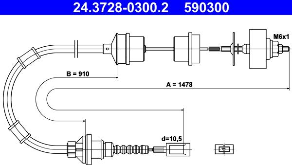 ATE 24.3728-0300.2 - Trose, Sajūga pievads ps1.lv