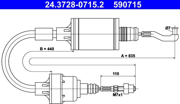 ATE 24.3728-0715.2 - Trose, Sajūga pievads ps1.lv