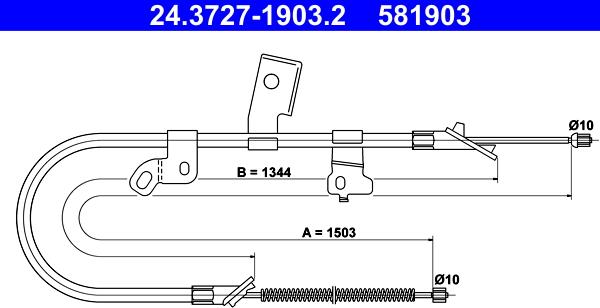 ATE 24.3727-1903.2 - Trose, Stāvbremžu sistēma ps1.lv