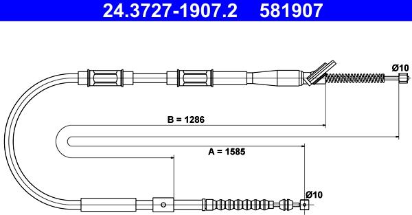 ATE 24.3727-1907.2 - Trose, Stāvbremžu sistēma ps1.lv