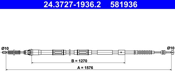 ATE 24.3727-1936.2 - Trose, Stāvbremžu sistēma ps1.lv