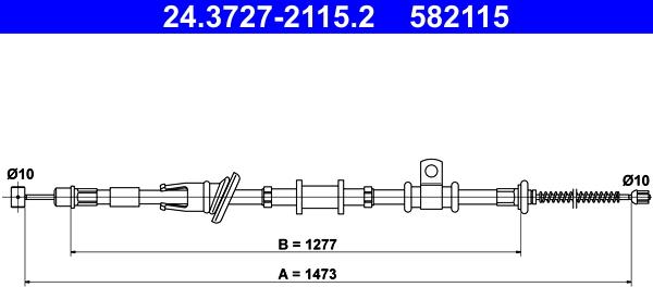 ATE 24.3727-2115.2 - Trose, Stāvbremžu sistēma ps1.lv