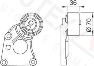 Autex 641549 - Spriegotājsvira, Zobsiksna ps1.lv