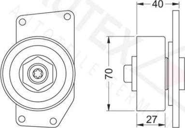 Autex 641543 - Parazīt / Vadrullītis, Ķīļrievu siksna ps1.lv