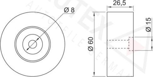 Autex 641589 - Parazīt / Vadrullītis, Ķīļrievu siksna ps1.lv