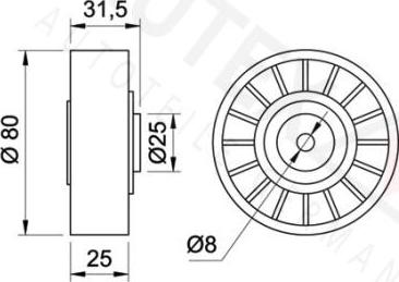 Autex 641679 - Parazīt / Vadrullītis, Ķīļrievu siksna ps1.lv