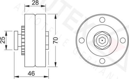 Autex 641323 - Parazīt / Vadrullītis, Ķīļrievu siksna ps1.lv