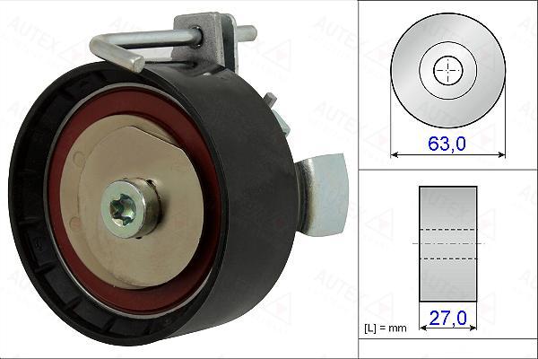 Autex 654907 - Spriegotājrullītis, Gāzu sadales mehānisma piedziņas siksna ps1.lv