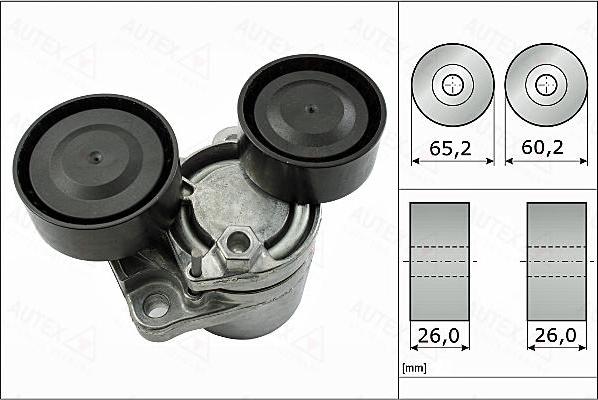 Autex 654986 - Siksnas spriegotājs, Ķīļsiksna ps1.lv