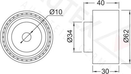 Autex 654155 - Parazīt / Vadrullītis, Zobsiksna ps1.lv