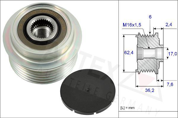 Autex 654852 - Piedziņas skriemelis, Ģenerators ps1.lv