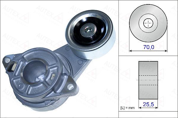 Autex 654884 - Siksnas spriegotājs, Ķīļsiksna ps1.lv