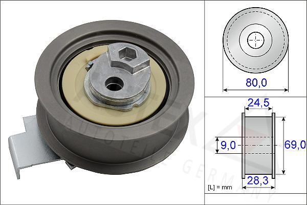 Autex 654823 - Spriegotājrullītis, Gāzu sadales mehānisma piedziņas siksna ps1.lv