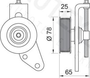 Autex 654338 - Parazīt / Vadrullītis, Ķīļrievu siksna ps1.lv