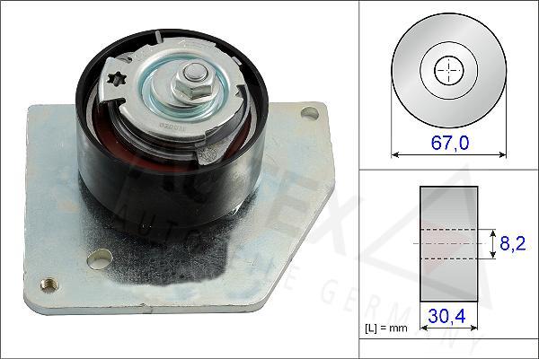 Autex 654797 - Spriegotājrullītis, Gāzu sadales mehānisma piedziņas siksna ps1.lv