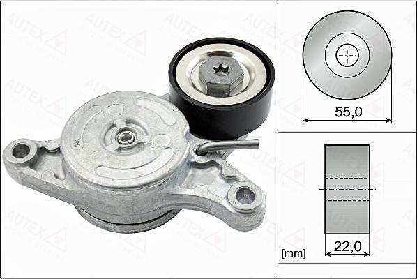 Autex 655041 - Siksnas spriegotājs, Ķīļsiksna ps1.lv