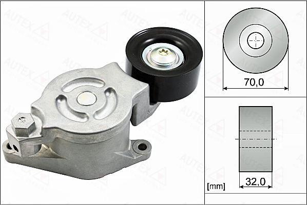 Autex 655039 - Siksnas spriegotājs, Ķīļsiksna ps1.lv