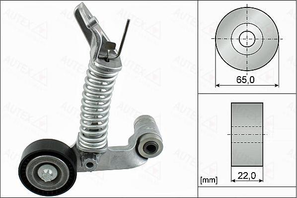 Autex 655154 - Siksnas spriegotājs, Ķīļsiksna ps1.lv