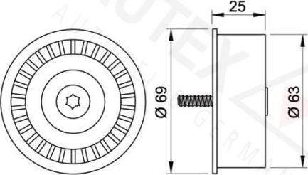 Autex 651458 - Parazīt / Vadrullītis, Zobsiksna ps1.lv