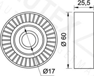 Autex 651064 - Parazīt / Vadrullītis, Ķīļrievu siksna ps1.lv