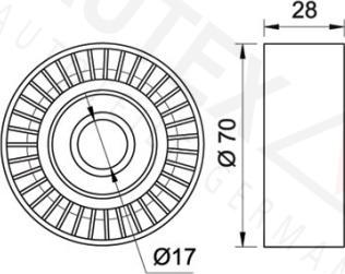 Autex 651887 - Parazīt / Vadrullītis, Ķīļrievu siksna ps1.lv