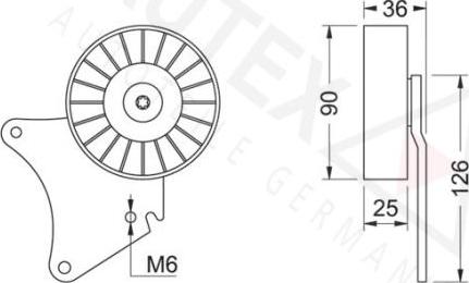 Autex 651375 - Parazīt / Vadrullītis, Ķīļrievu siksna ps1.lv