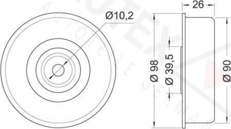 Autex 651762 - Parazīt / Vadrullītis, Ķīļrievu siksna ps1.lv