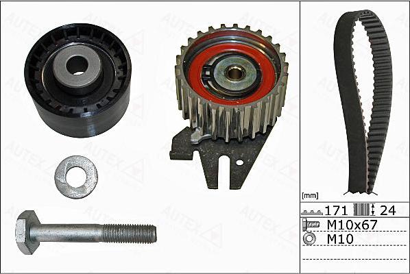 Autex 702914 - Zobsiksnas komplekts ps1.lv