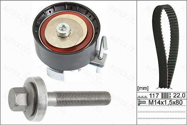 Autex 702841 - Zobsiksnas komplekts ps1.lv