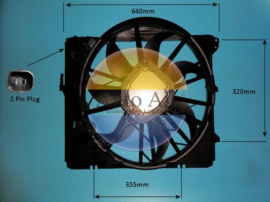 Auto Air Gloucester 05-1052 - Elektromotors, Dzes. sist. radiatora ventilators ps1.lv