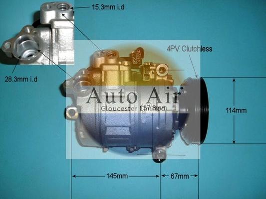 Auto Air Gloucester 14-9697P - Kompresors, Gaisa kond. sistēma ps1.lv