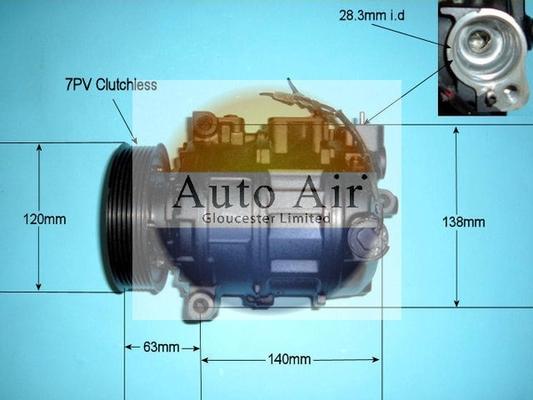 Auto Air Gloucester 14-9649R - Kompresors, Gaisa kond. sistēma ps1.lv