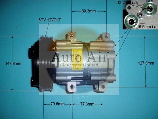 Auto Air Gloucester 14-4442 - Kompresors, Gaisa kond. sistēma ps1.lv