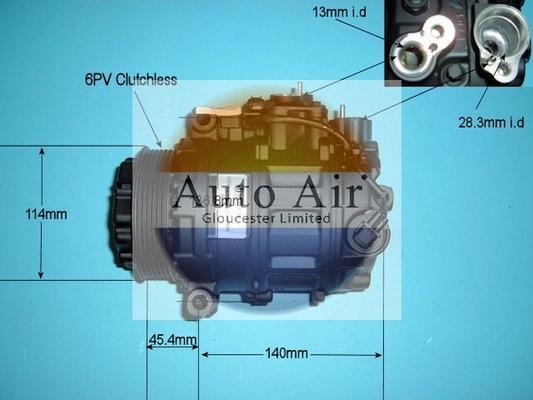 Auto Air Gloucester 14-6256R - Kompresors, Gaisa kond. sistēma ps1.lv