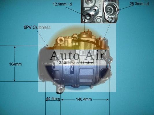 Auto Air Gloucester 14-6201 - Kompresors, Gaisa kond. sistēma ps1.lv