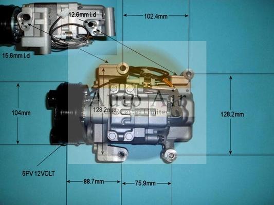 Auto Air Gloucester 14-0079 - Kompresors, Gaisa kond. sistēma ps1.lv