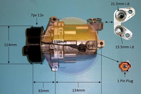 Auto Air Gloucester 14-1470P - Kompresors, Gaisa kond. sistēma ps1.lv