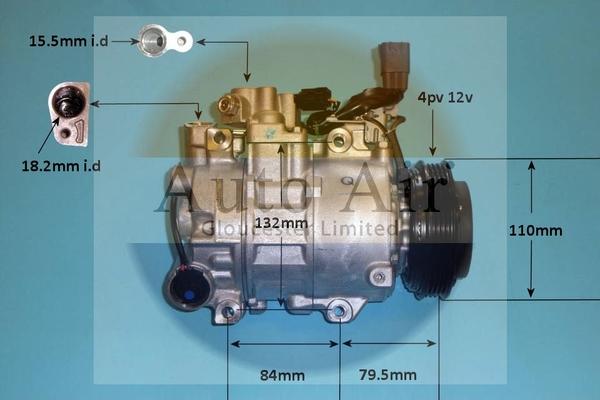 Auto Air Gloucester 14-1058 - Kompresors, Gaisa kond. sistēma ps1.lv