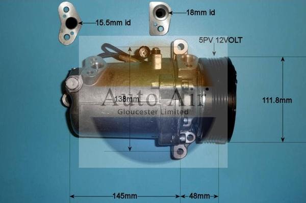 Auto Air Gloucester 14-1167 - Kompresors, Gaisa kond. sistēma ps1.lv