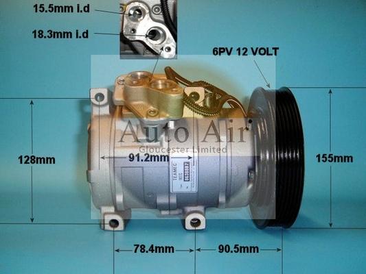 Auto Air Gloucester 14-1183AR - Kompresors, Gaisa kond. sistēma ps1.lv