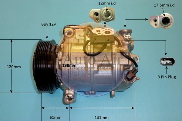 Auto Air Gloucester 14-1815P - Kompresors, Gaisa kond. sistēma ps1.lv