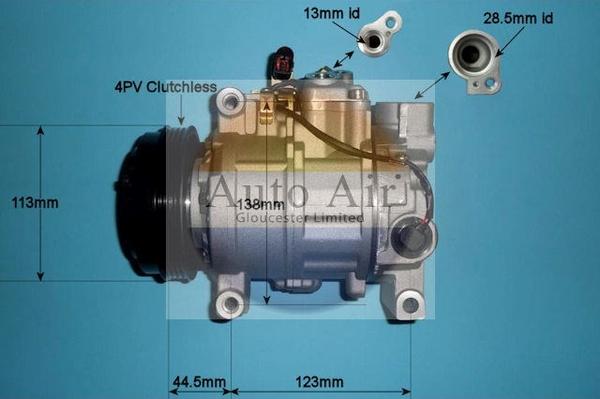 Auto Air Gloucester 14-1251P - Kompresors, Gaisa kond. sistēma ps1.lv