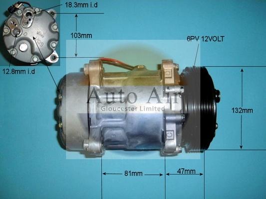 Auto Air Gloucester 14-1260 - Kompresors, Gaisa kond. sistēma ps1.lv