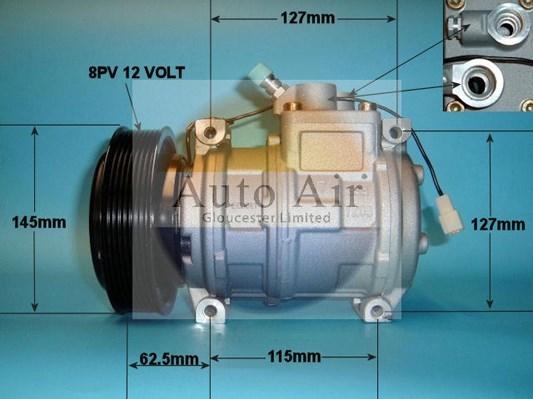 Auto Air Gloucester 14-1262 - Kompresors, Gaisa kond. sistēma ps1.lv