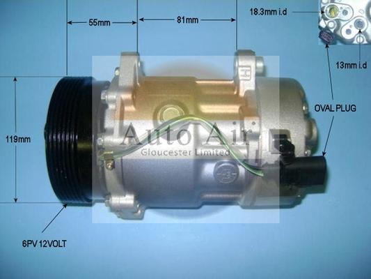 Auto Air Gloucester 14-1226P - Kompresors, Gaisa kond. sistēma ps1.lv