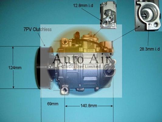 Auto Air Gloucester 14-7006 - Kompresors, Gaisa kond. sistēma ps1.lv