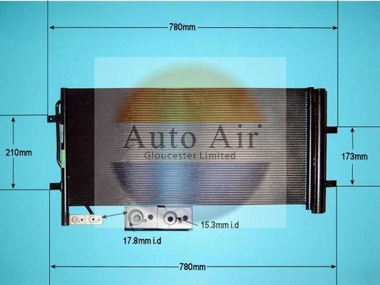 Auto Air Gloucester 16-9971 - Kondensators, Gaisa kond. sistēma ps1.lv