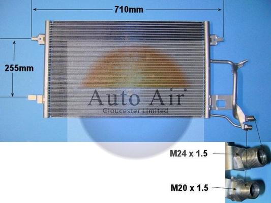 Auto Air Gloucester 16-9564 - Kondensators, Gaisa kond. sistēma ps1.lv