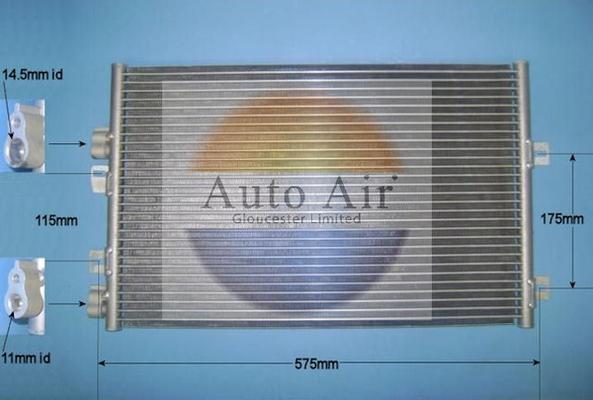 Auto Air Gloucester 16-9122 - Kondensators, Gaisa kond. sistēma ps1.lv
